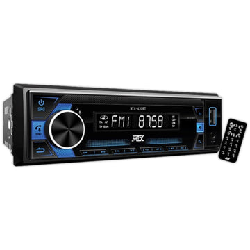 Autoestéreo 1 DIN MTX-430BT USB Bluetooth Siri 10 Bandas Eq. - Audioshop México lo mejor en Car Audio en México -  MTX Audio